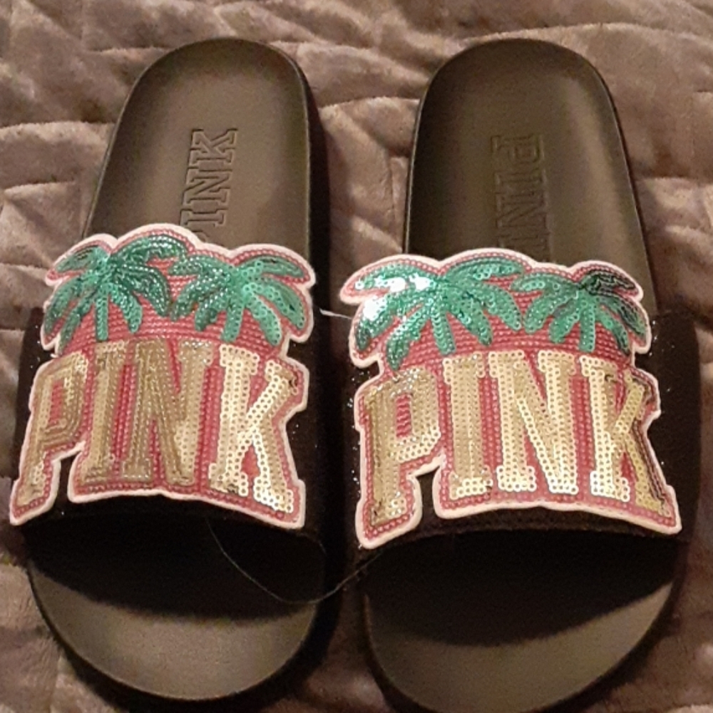 BUY PINK SIZE 7 SLIDE NWOT